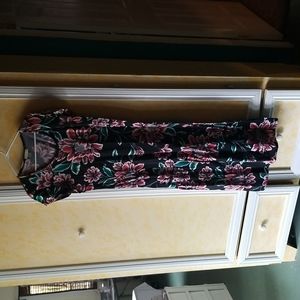 Dress 52 inches long floral